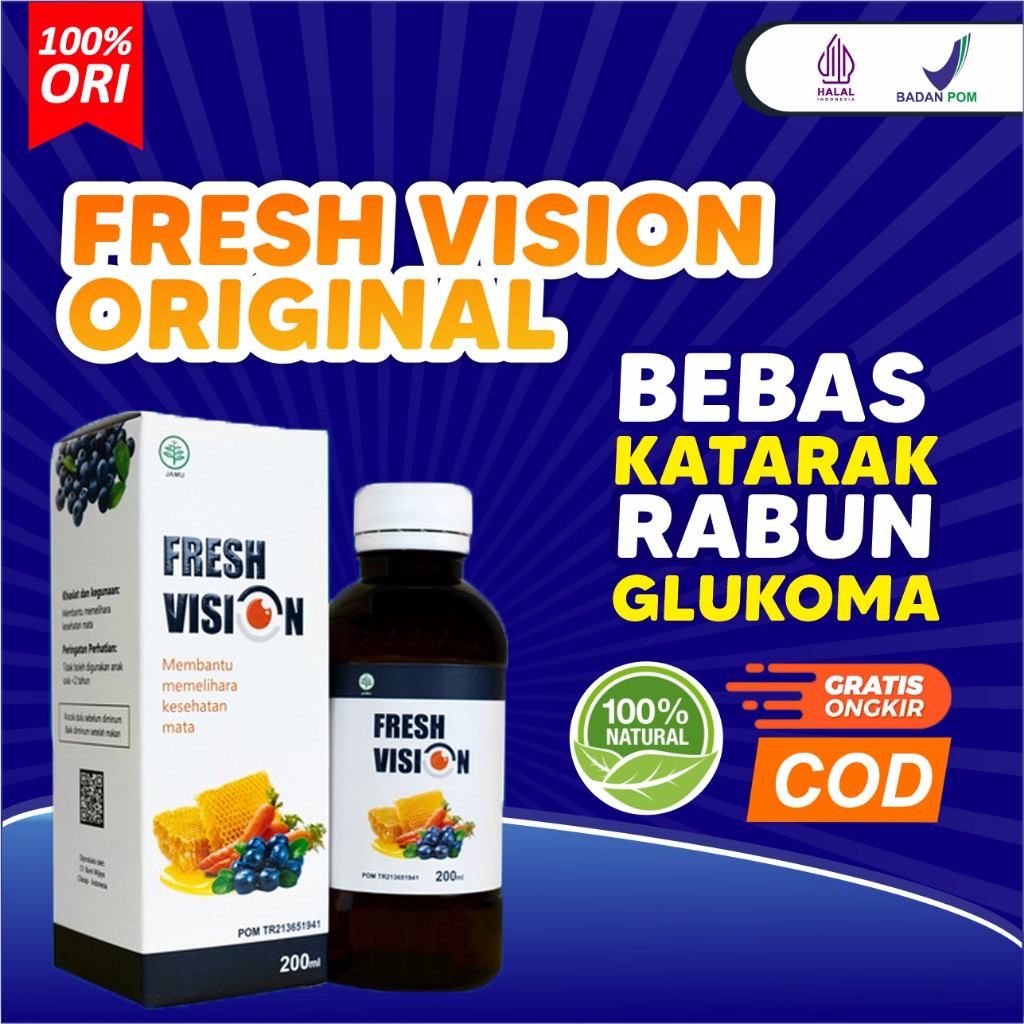 

FRESH VISION ORIGINAL Madu Herbal Asli Untuk Mata Halal BPOM
