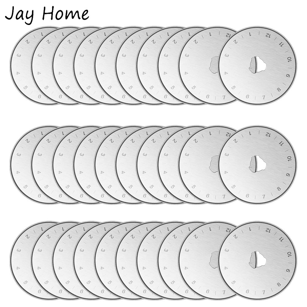 

10/5PCS 45mm Rotary Cutter Blade Round Quilting Blades Rotary Replacement Cutting Blade for Quilting Fabric Sewing Craft