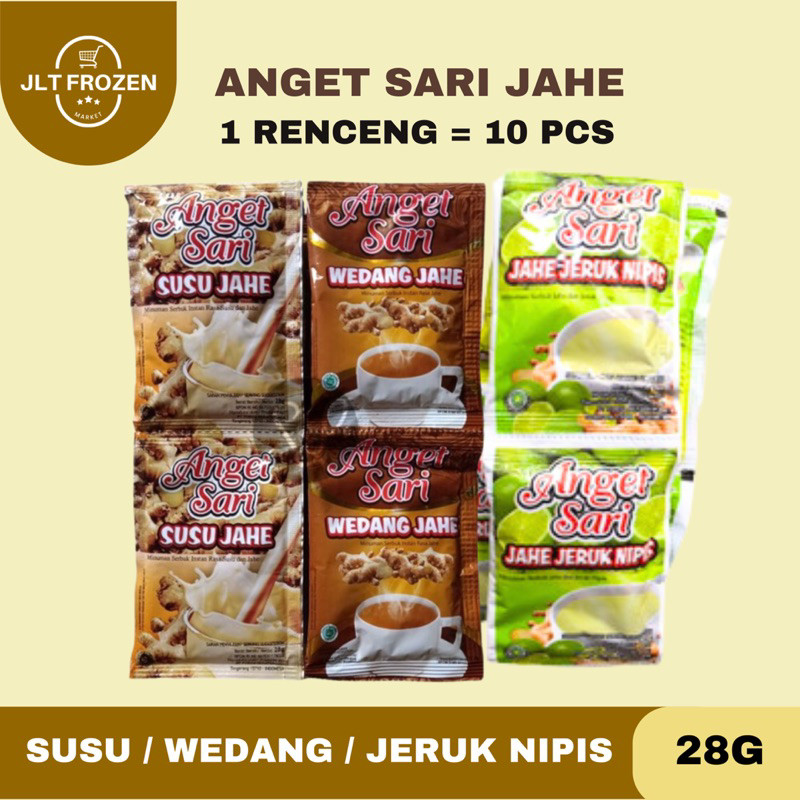 

Anget Sari Renceng / Wedang Jahe / Susu Jahe Anget Sari / Jahe Jeruk Nipis - 10 pcs Renceng