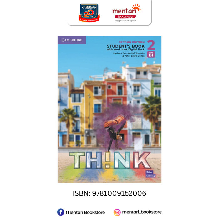 

Cambridge Think British English w/ Digital Pack 2nd Edition | Buku SMP - Workbook 3