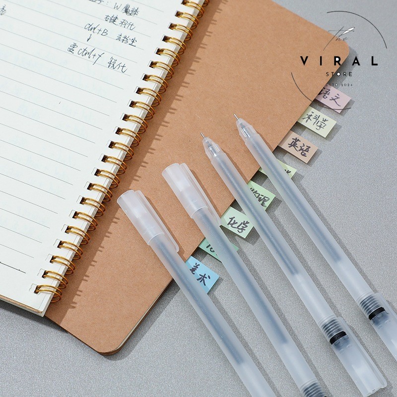 

THE VIRAL STORE PULPEN BOLPEN PENA GEL 1 PCS TRANSPARAN DOFF 0,5 MM TERMURAH ALAT TULIS KANTOR BAGUS LUCU IMUT KADO UNIK SOUVERNIR