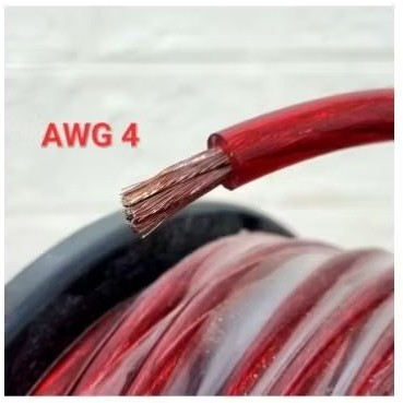Kabel 4 AWG Kabel Audio 4 AWG Kabel 4AWG Permeter Kabel Grounding