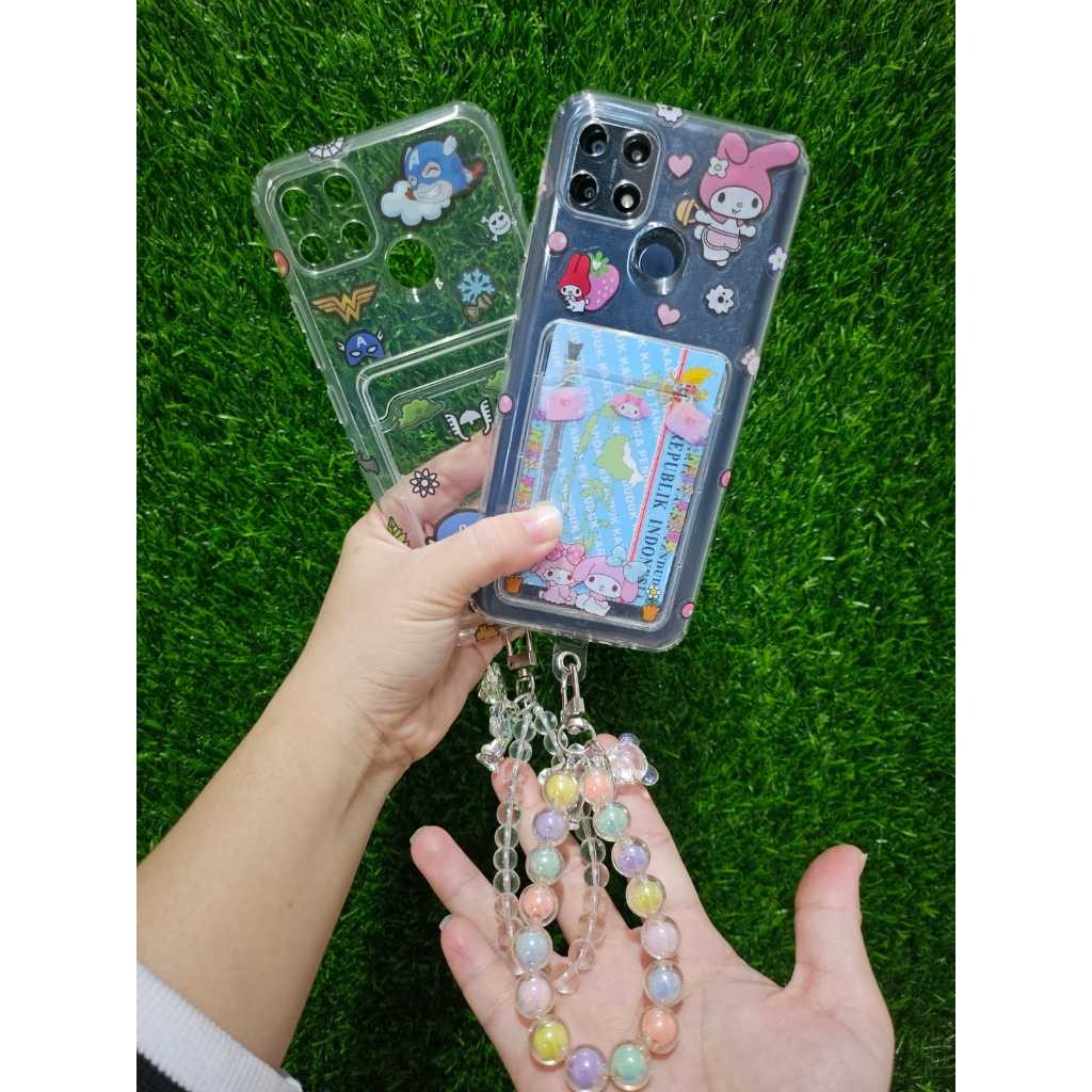 CASE TPU SILICONE DOMPET CAMERA PROTECT+ TALI GANTUNGAN SAMSUNG A02 // A02S //A03 2021 // A03 CORE /