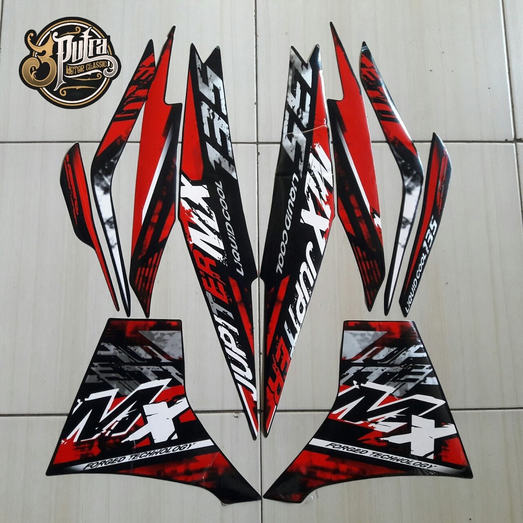 Striping Yamaha Jupiter MX NEW 135 2014 Stiker Body Standar