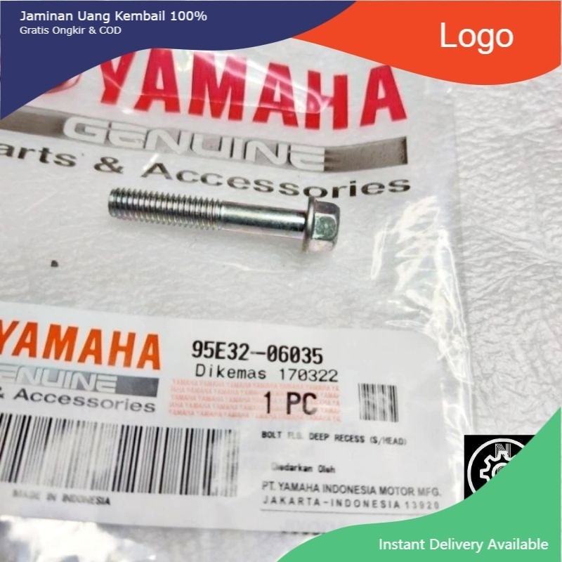 Baut cover tutup bak CVT All new NMax New Aerox 95E32-06035 ORI YGP