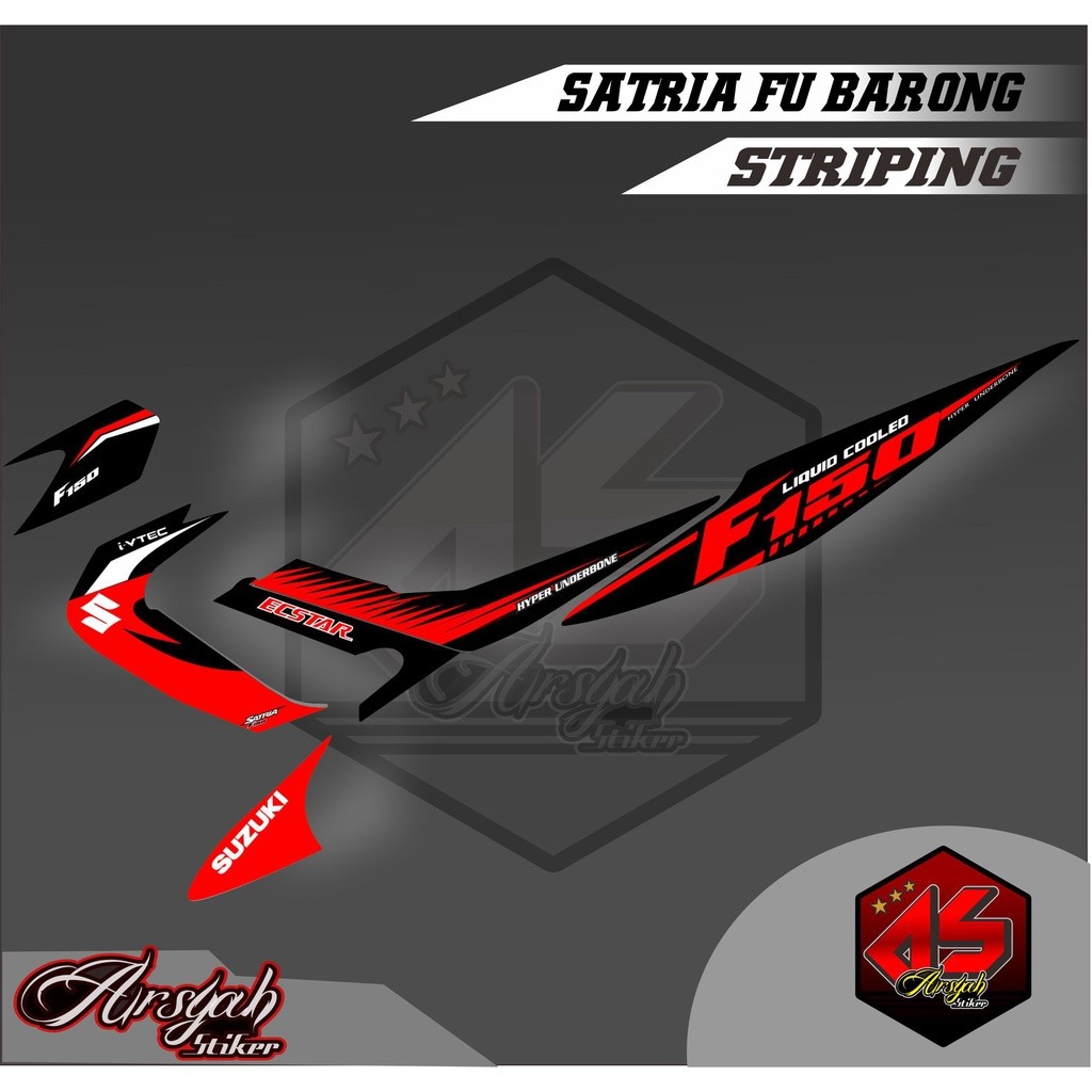 Striping satria fu Barong / Striping satria Barong /Striping Satria Fu lama / Striping Satria Fu Sti