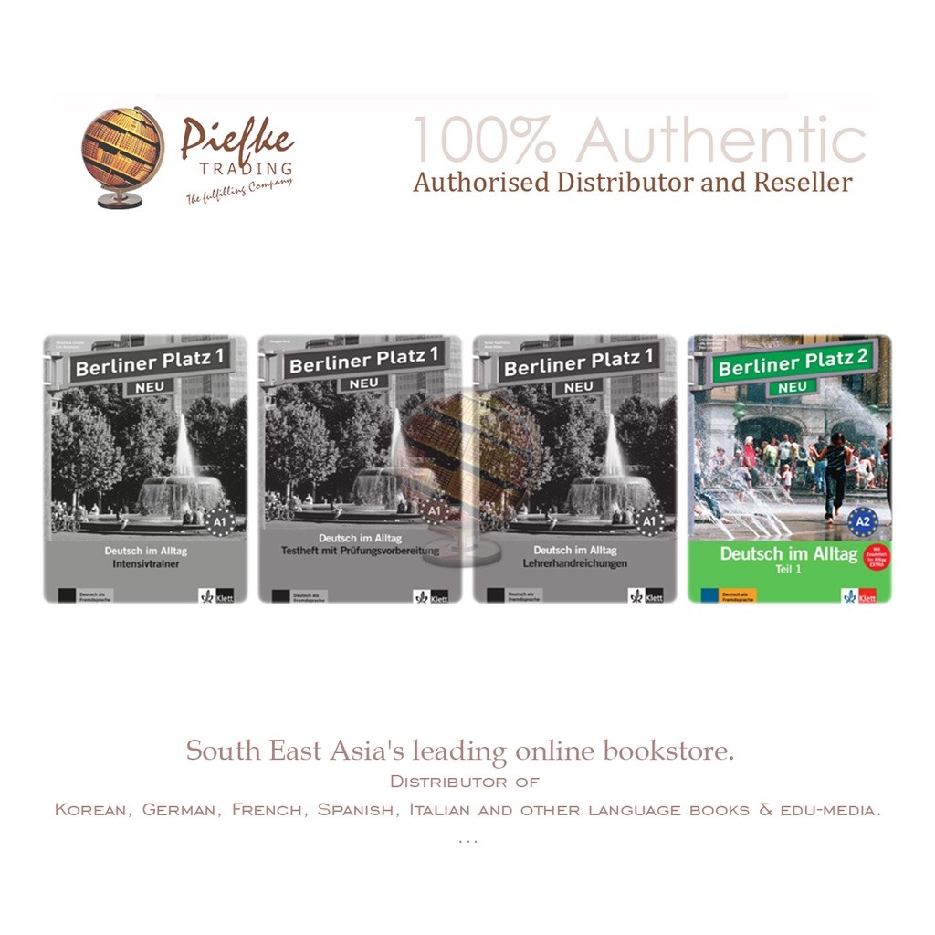 klett: Berliner Platz 1, 2 : Intensive Trainer, Course and Workbook, Teachers Guide  (100% IMPOR ASA