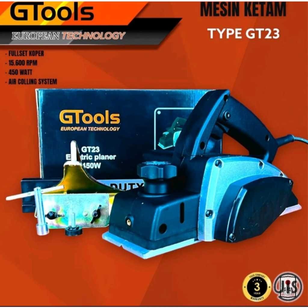 GTOOLS EROPA Mesin Planner Sugu Ketam Pasah Planer Pasrah Serut Kayu GT23 Best Seller [ATS]