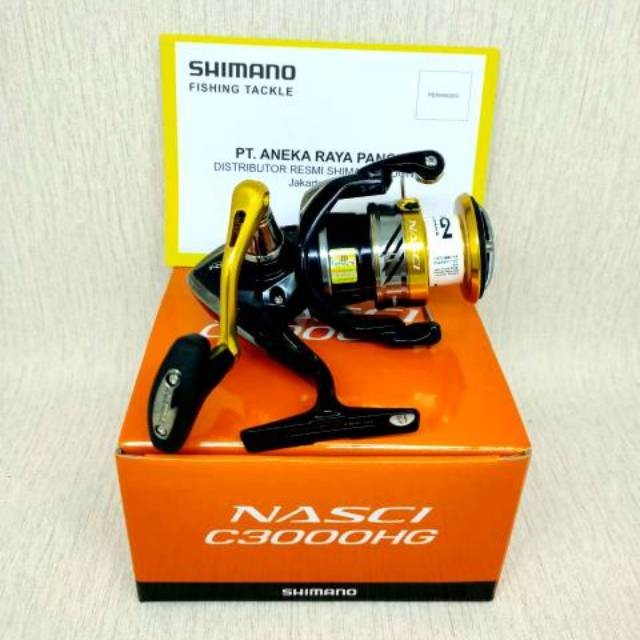 Reel SHIMANO NASCI C3000 (PRODUK ORIGINAL)