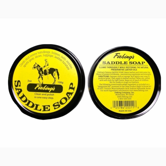FIEBINGS SADDLE SOAP - Yellow