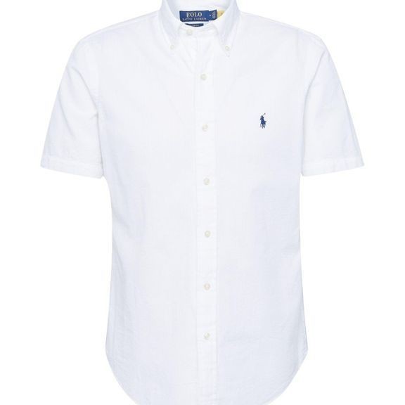 POLO's Ralph Laurens Kemeja Polos  Lengan Pendek Pria - Hitam, M