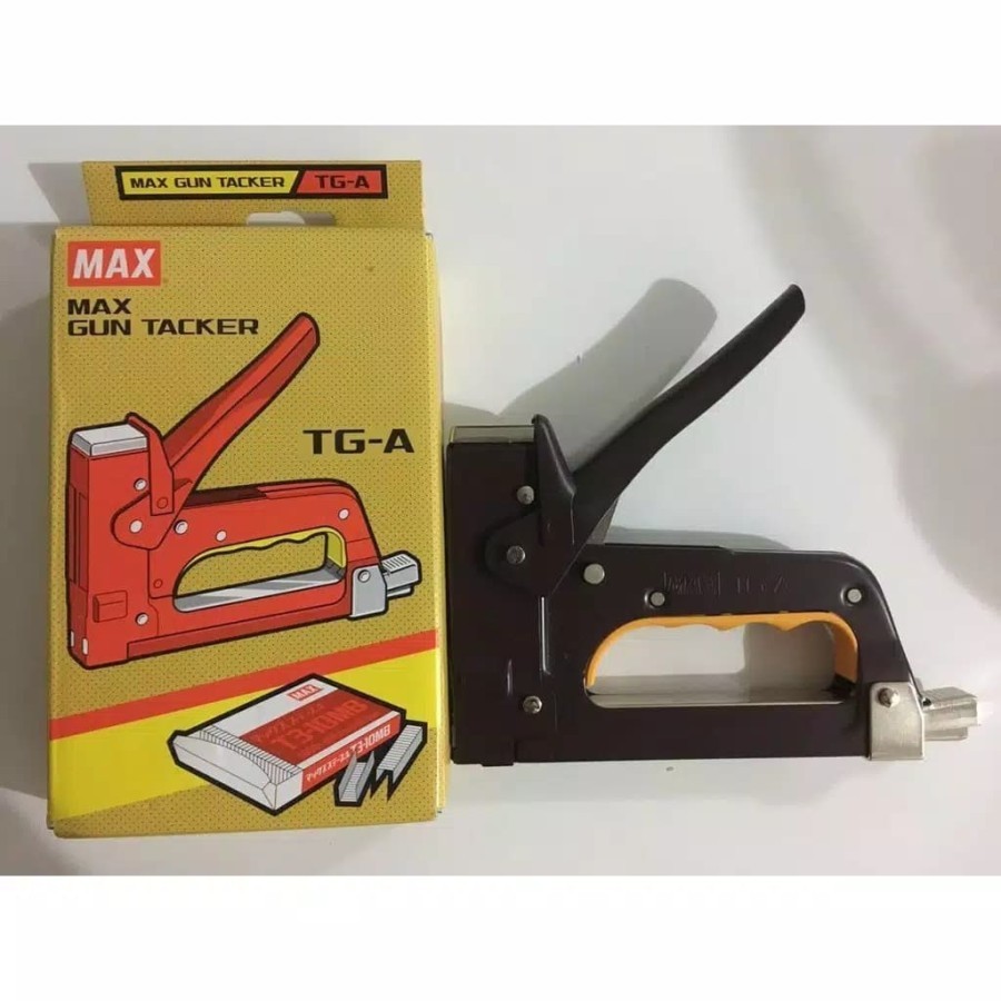 

MAX TG-A Gun tacker stapler staples tembak besi ORIGINAL