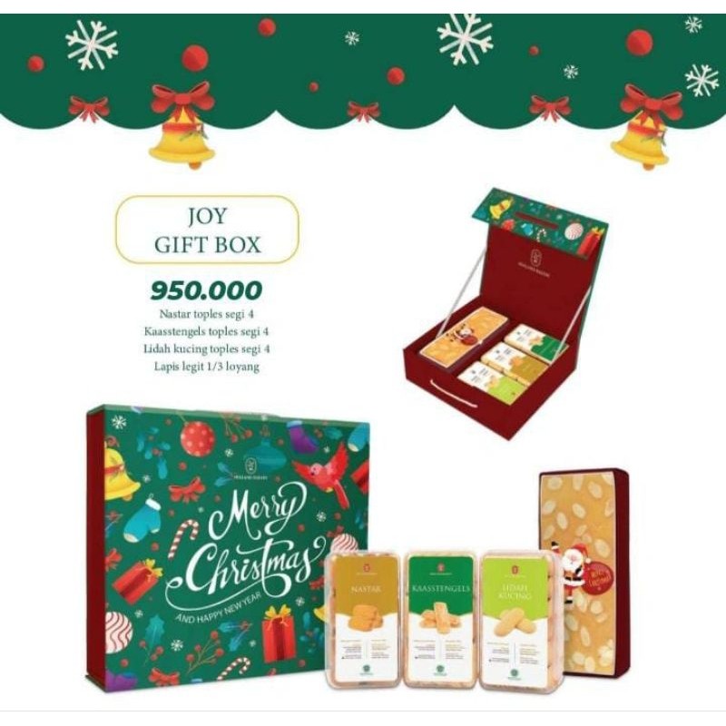 

Holland - Hampers Joy Gift Box Hamper Hampers / Hadiah Natal Christmas / Hamper Box New Year 2025