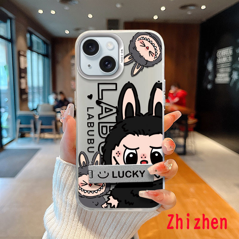 Cute Cartoon LABUBU Phone Case with Mirror Effect Is Suitable for IPhone 13，IPhone 13 PRO，IPhone 13 