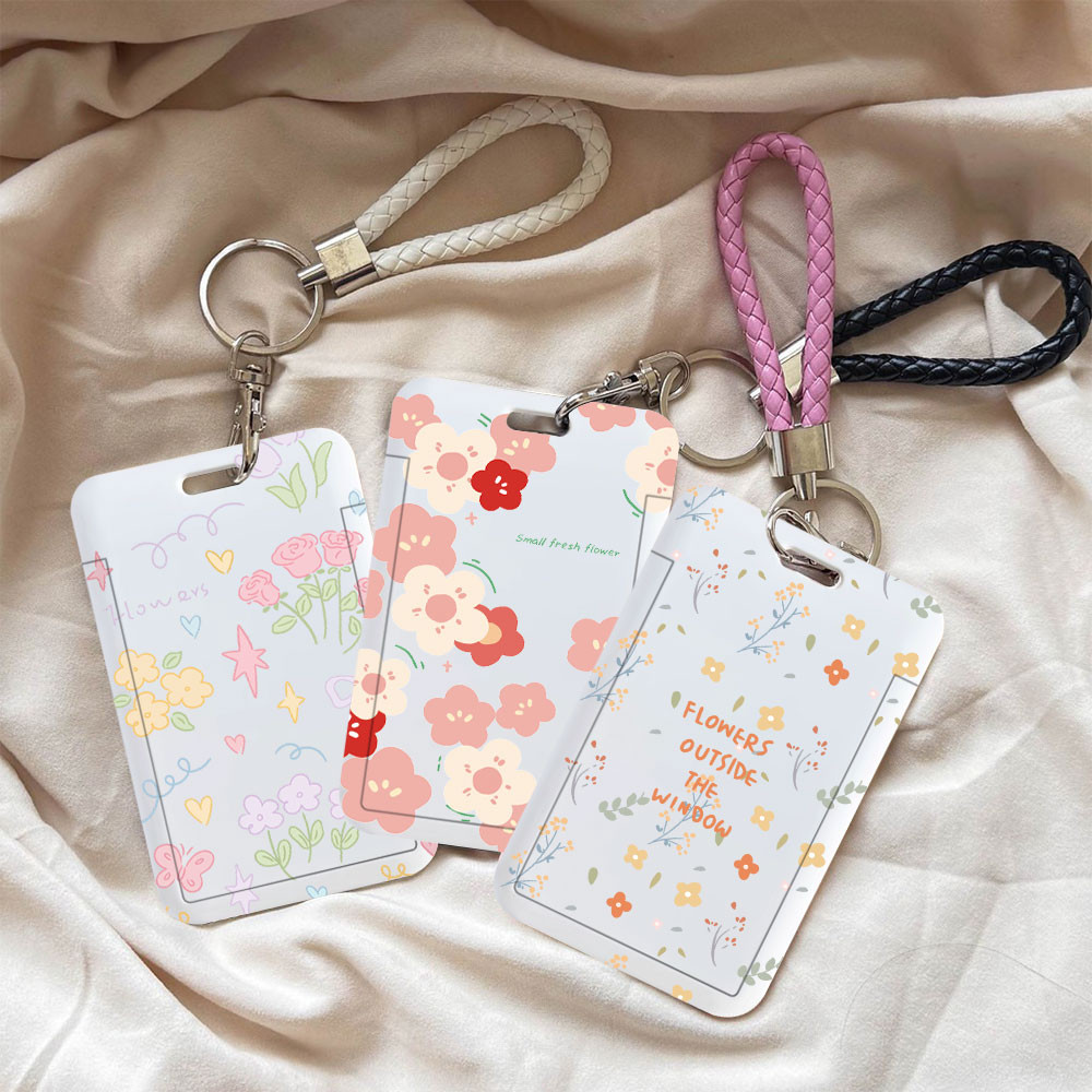 

ID CARD HOLDER MOTIF Simple flower clusters PHOTOCARD PHOTO CARD