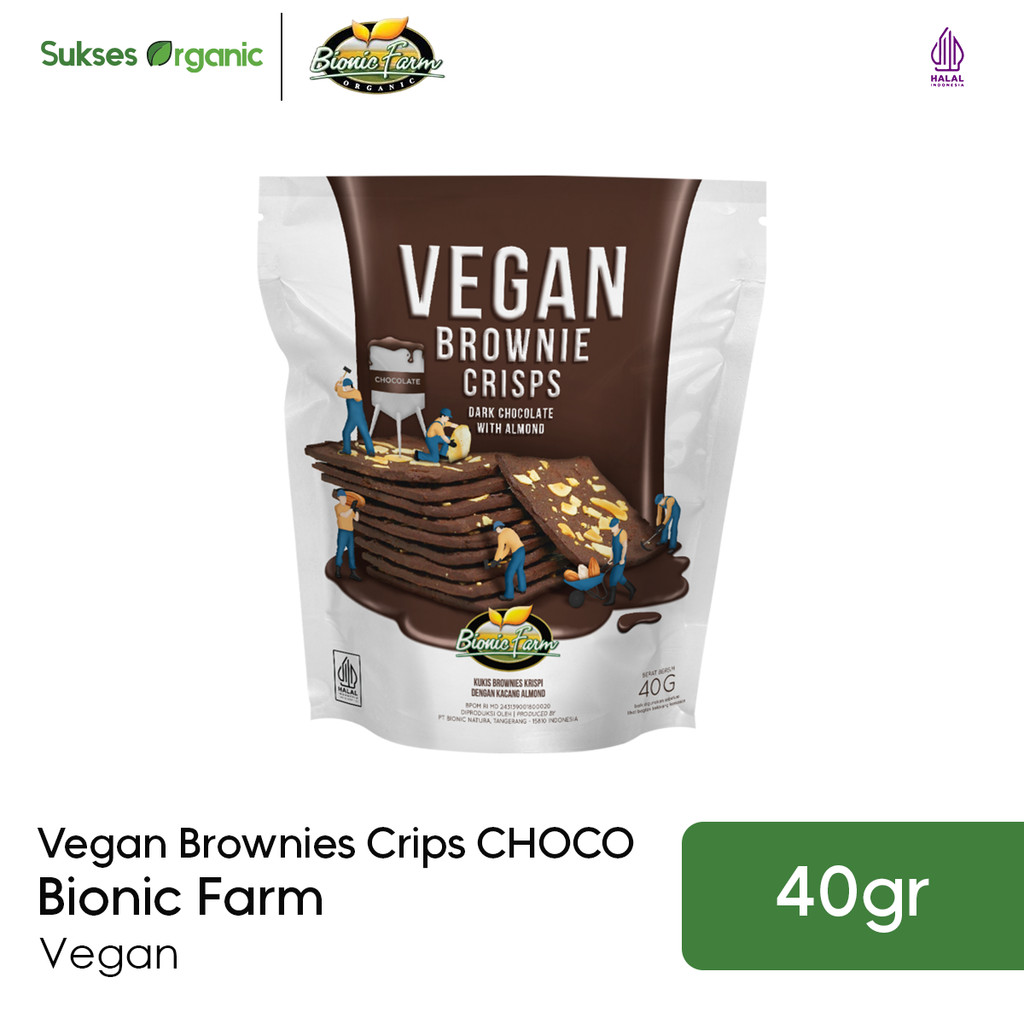 

Vegan Brownies Crips CHOCO Bionic Farm 40gr