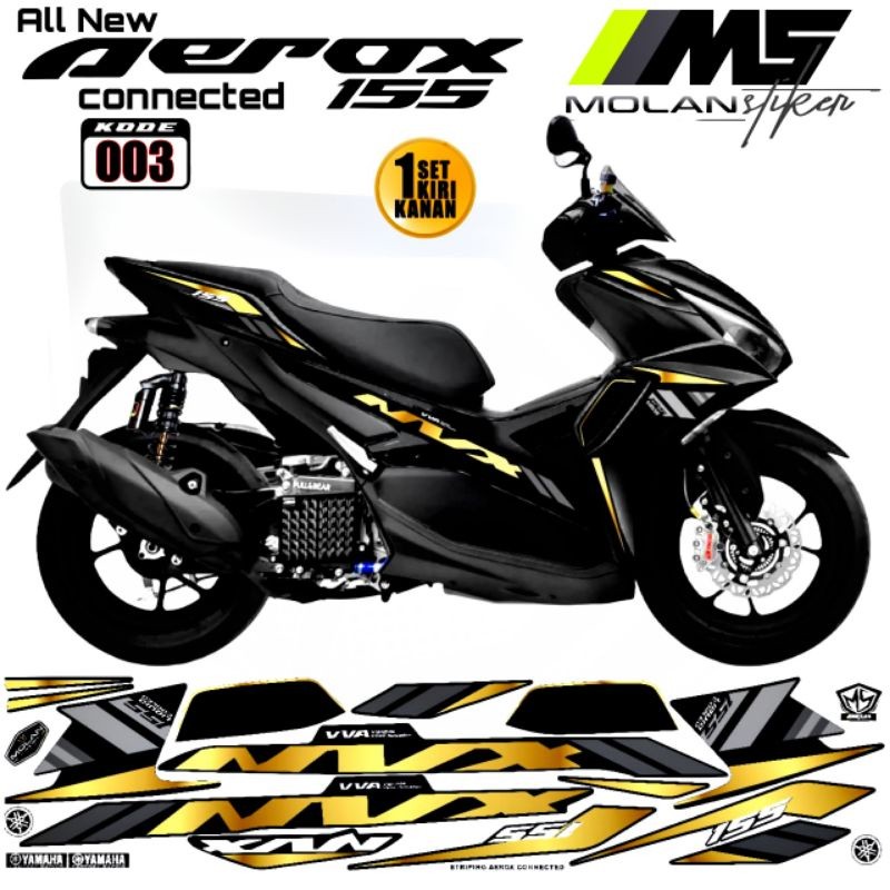 Decal Sticker Striping Variasi Aerox New NVX 155 All New Aerox 155 Connected Aerox 155 Vva Aerox New