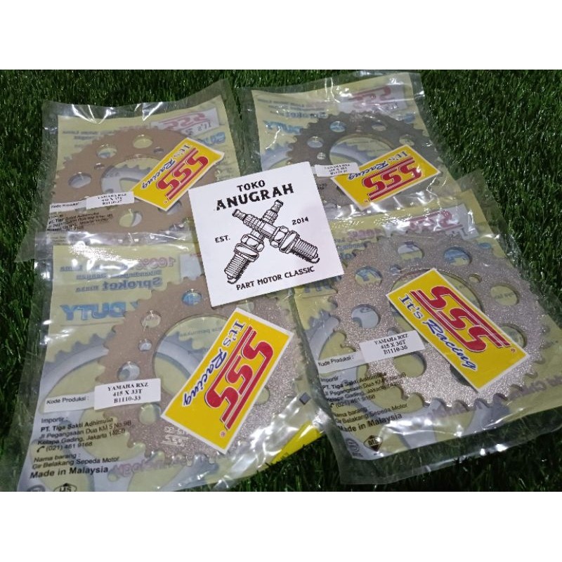 Gear Belakang SSS Yamaha RXZ 415 Gear SSS Yamaha RXZ