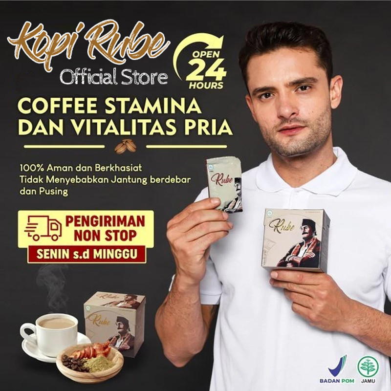 

KOPI RUBE OFFICIAL STORE ® 1 BOX ISI 5 SACHET COFFEE SUDAH TERDAFTAR DI BPOM