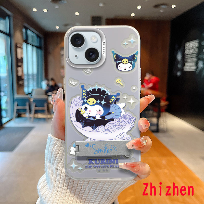 Cute Kuromi Cartoon Case with Mirror Effect Is Suitable for IPhone 13，IPhone 13 PRO，IPhone 13 PROMAX