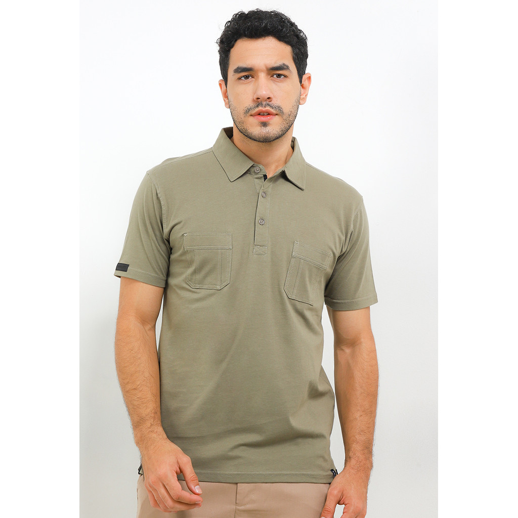 X EIGHT Azriel Polo Shirts - baju polo pria lengan pendek