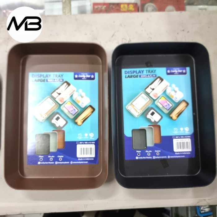 Nampan Plastik Display Tray Large Lucky Star