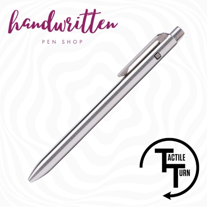 

[New Promo] TACTILE TURN Side Click Tactical Ballpoint Pen - Titanium, Standard 5.8
