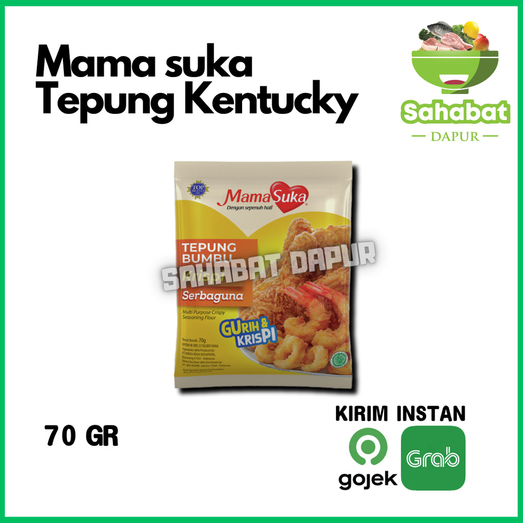 

Tepung Krispi Kentucky Mamasuka 70 gr - Sahabatdapur
