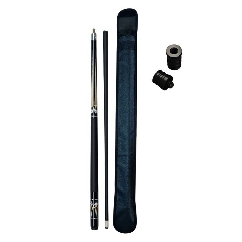 Professional Carbon Pool Cue with Multi-layer Tip Quick Joint Carbon Technology Shock-proof Butt Cap