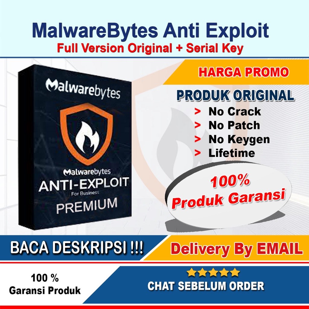 Malwarebytes Anti Exploit Premium Corporate Original License Lifetime Full Version