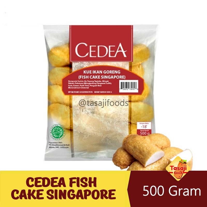 

Cedea Fish Cake Singapore / Kue Ikan Goreng 500 Gram
