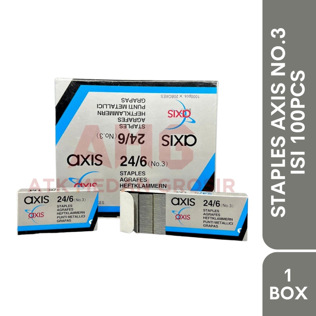 

STAPLES ANAK HEKTER BESAR NO.3 AXIS PER BOX