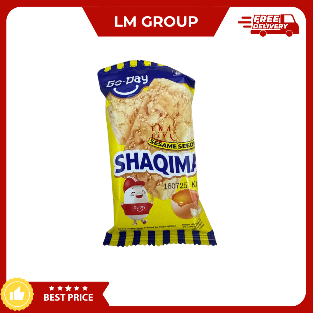 

Go Day Shaqima Sesame Seeds Snack Bar Biji Wijen 28gr