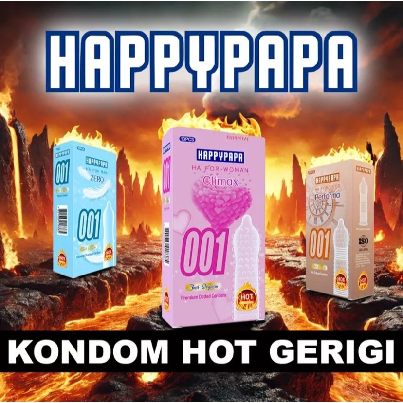 Kondom OLO /OSB Happy Papa PERFORMA Hot KHUSUS ECER