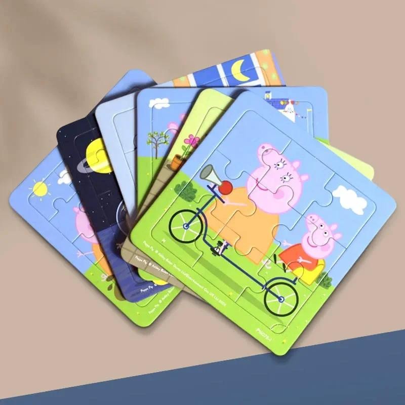 

Peppa Pig Children's Puzzle Paper Baby 2-3 Years Old Early Education, Intelligence Development, Enlightenment, Assembled Toys