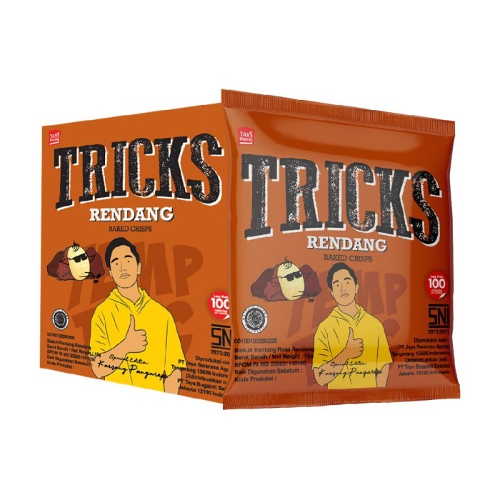 

New Item TRICKS BISKUIT KENTANG RENDANG 150G