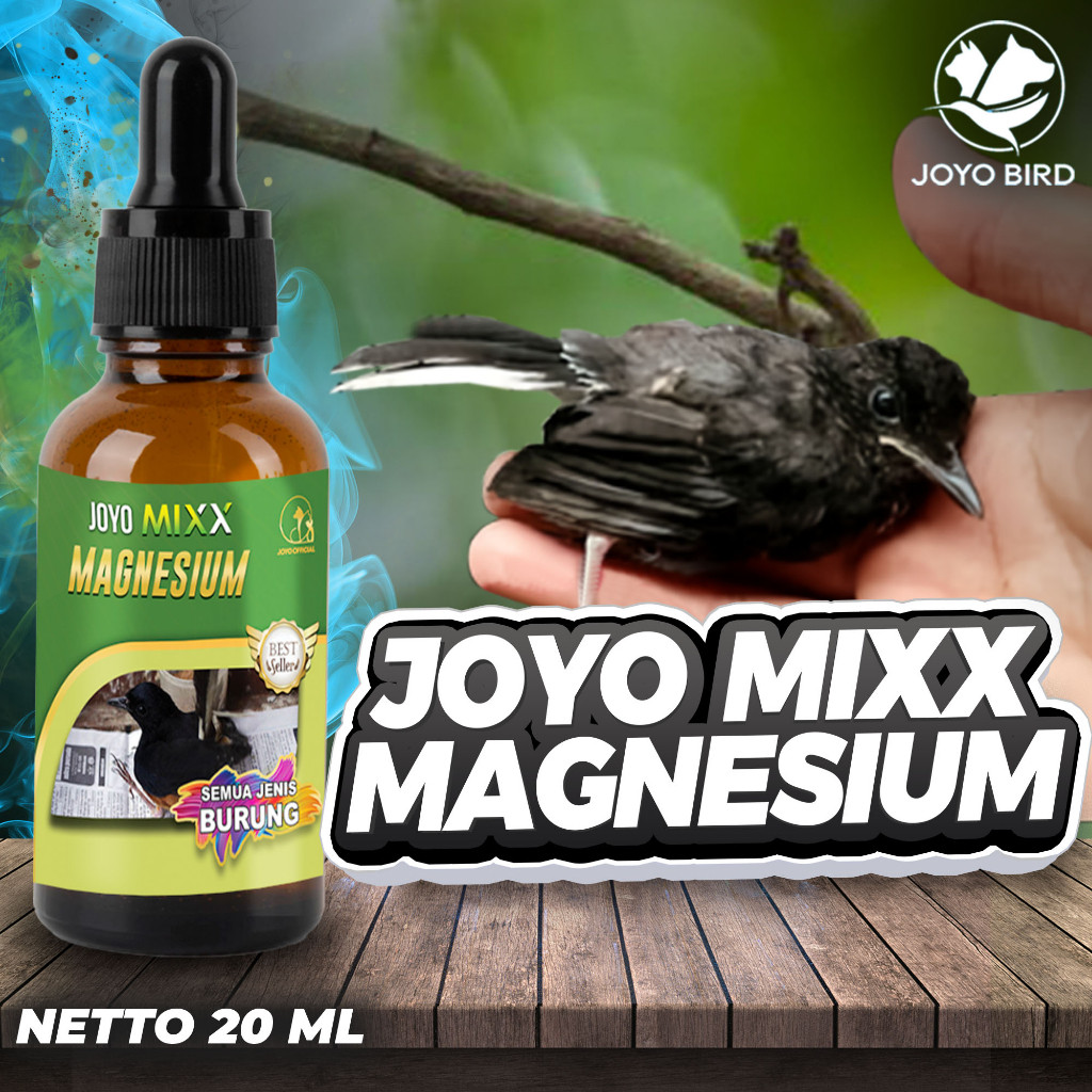 OBAT BURUNG KAKI LUMPUH | VITAMIN MEMPERKUAT OTOT KAKI | MEMPERKUAT TULANG | MIXX MAGNESIUM 20 ML