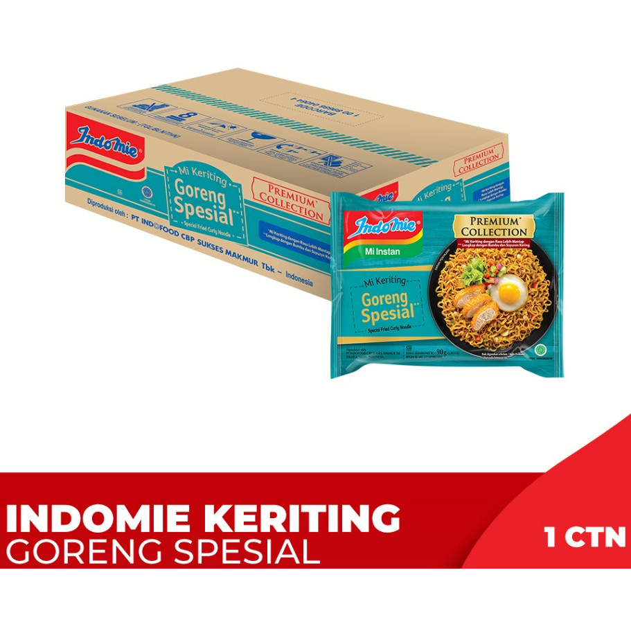 

indofood - 1 ctn - Indomie Keriting Goreng Spesial - indofood