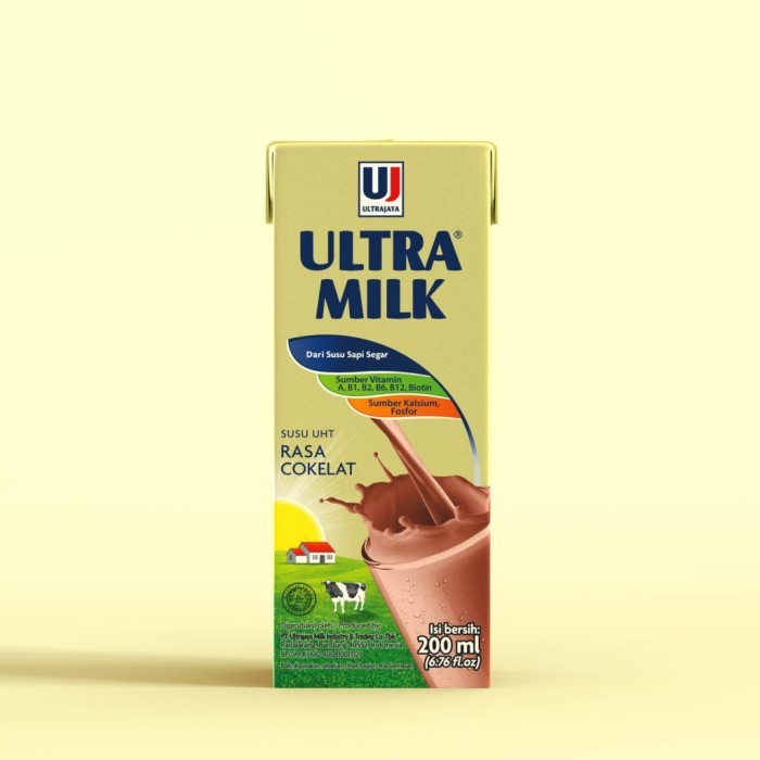 

NEW ITEM MINUMAN ULTRA MILK SUSU UHT COKELAT 200ml