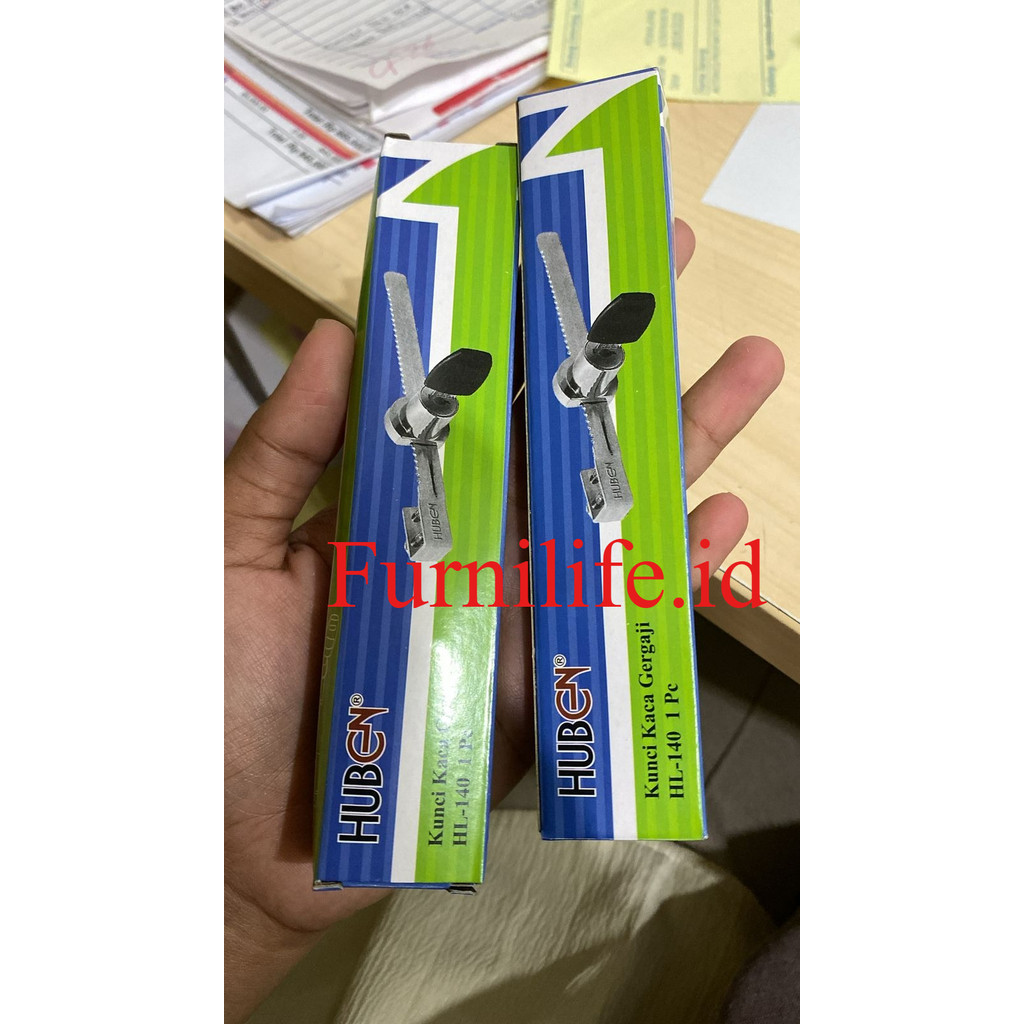 Kunci Gergaji Huben HL 140 | Kunci Etalase Lemari Kaca Huben HL140 | Kunci Kaca Geser | Kunci Etalas