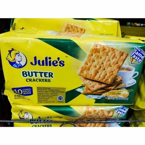 

NEW ITEM SNACK JULIES BUTTER CRACKERS 250G