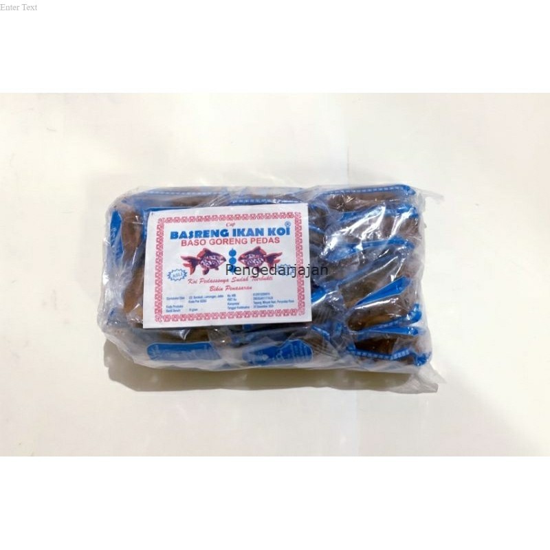 

Basreng Ikan Koi (Baso Goreng Pedas) 20Pcs/Pack
