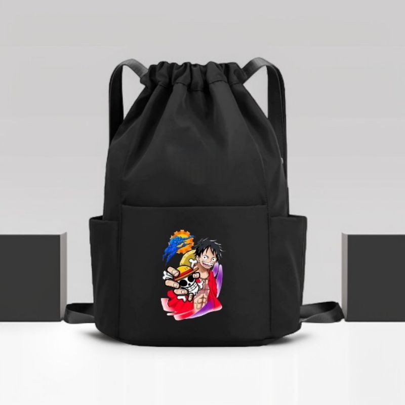 Brotherbag - Tas Serut Futsal Pria Motif Distro Remaja Kekinian Tas Punggung String bag