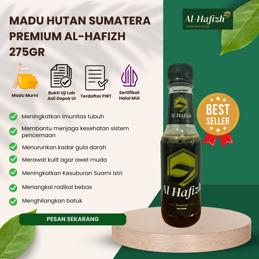 

Madu Hutan Asli Al-Hafizh Premium 275 gr