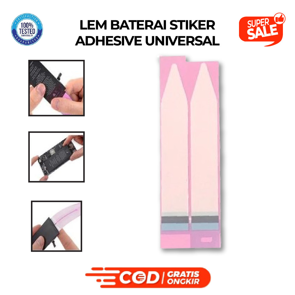 

RakkiPanda - Lem Baterai Stiker Adhesive Universal PREMIUM STOCK