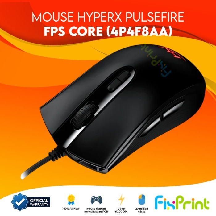 Mouse HyperX Pulsefire FPS Core Gaming Mouse Wired RBG (4P4F8AA)