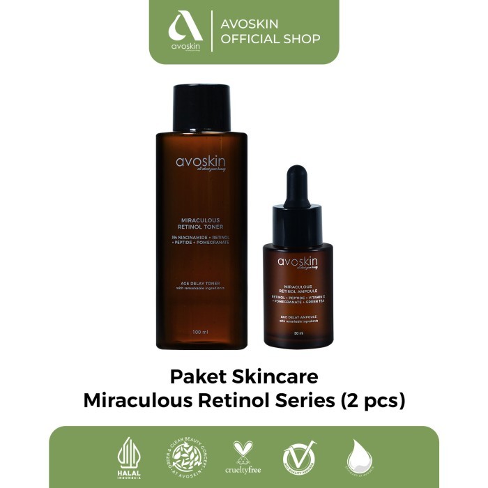 Paket Skincare-Avoskin Miraculous Retinol Series