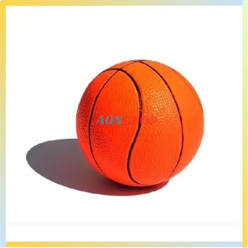 [AS] Mainan Anak Bola Basket Karet Ukuran Besar 25cm SNI Lempar Tangkap