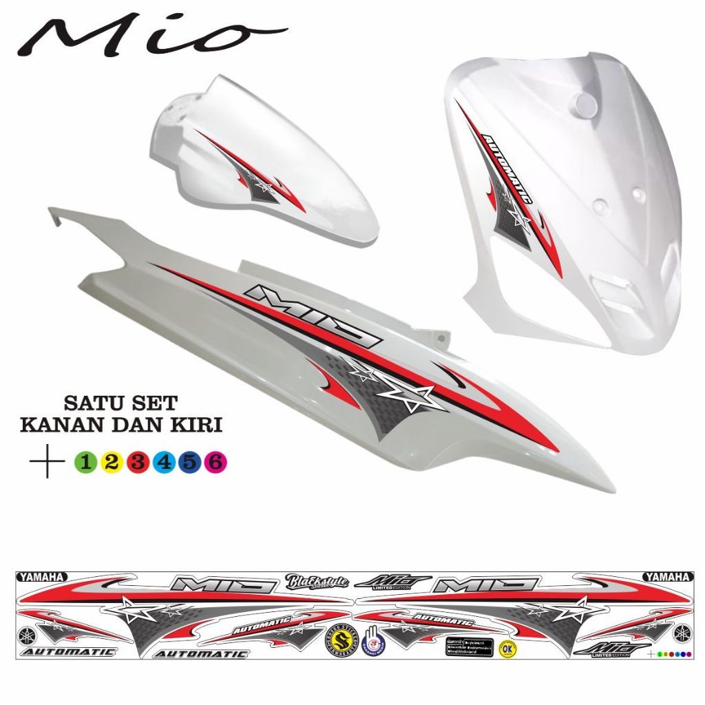 STIKER KEREN STIKER KEREN BUAT MOTOR ALL MIO STRIPING MIO