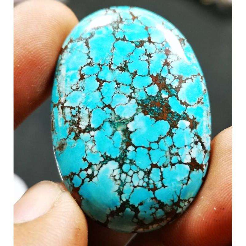 batu akik permata natural pirus persia jumbo